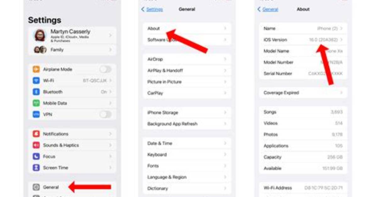 How Do I Find My Current iOS Version?