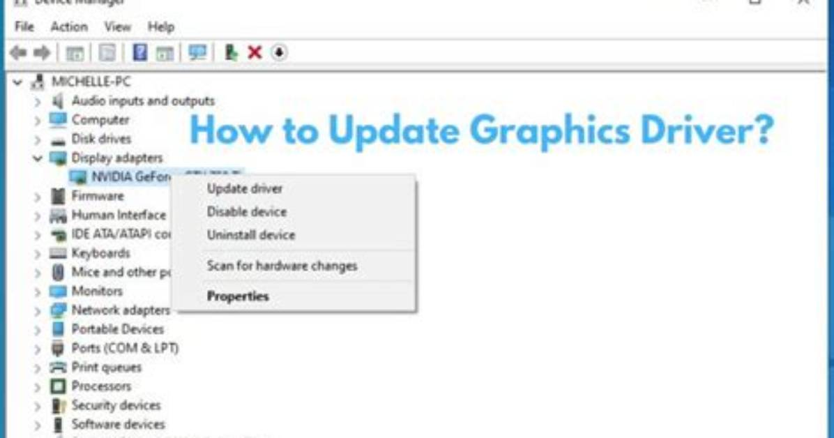 How Do I Find My Graphics Driver Windows 7?