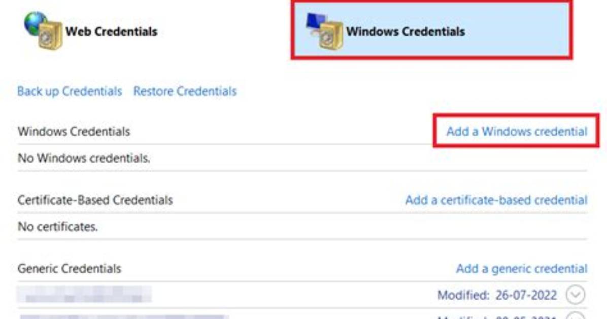 How Do I Find My Network Credentials Windows 10?