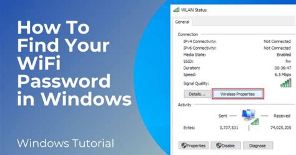 How Do I Find My Wireless Password on Windows 7?