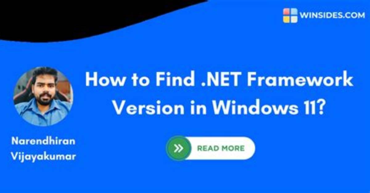 How Do I Find Net Framework in Windows 10?