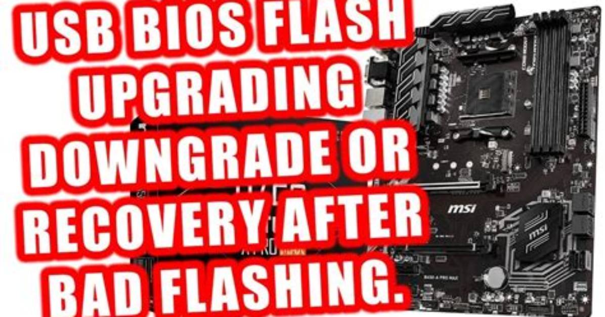 How Do I Fix a Bad Bios Update?