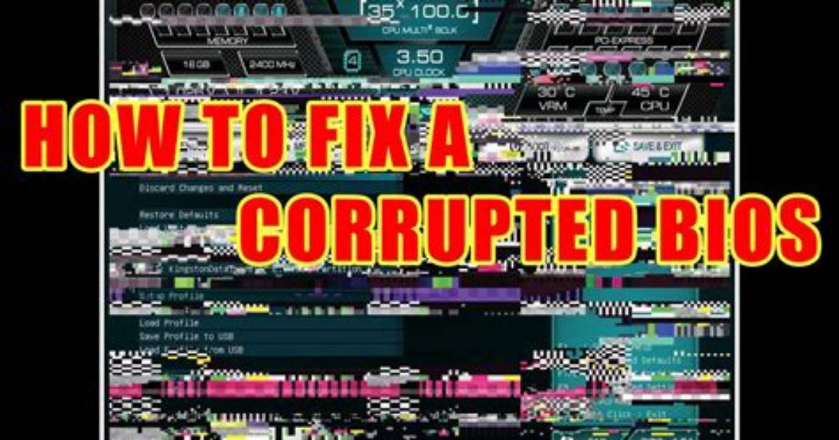 How Do I Fix a Corrupted Bios Hp?