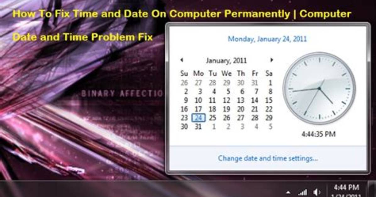 How Do I Fix Date and Time Error on Windows 10?