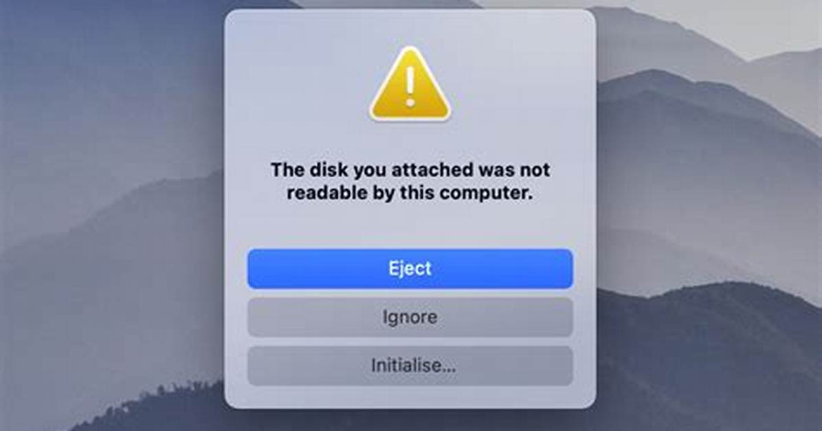 How Do I Fix Disk Not Readable?