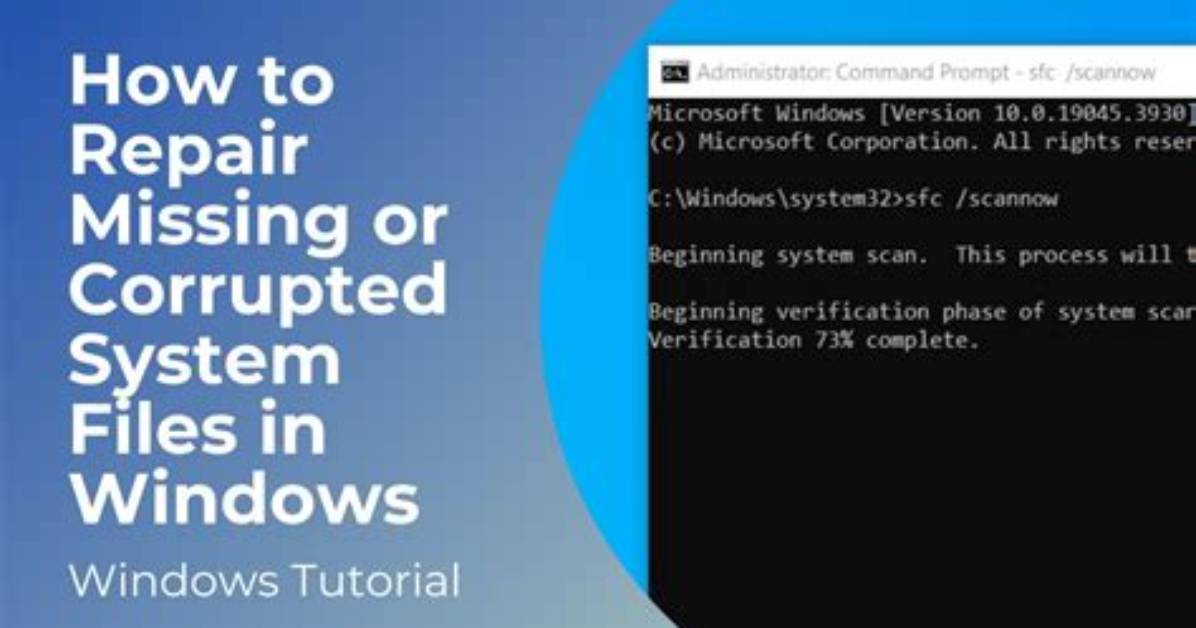 How Do I Fix Missing Files in Ubuntu?