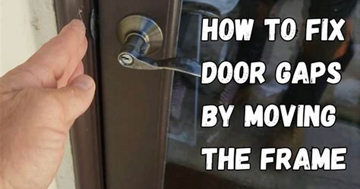 How Do I Fix My Front Door