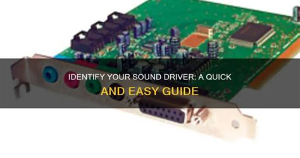 How Do I Fix My Sound Driver Windows 7?