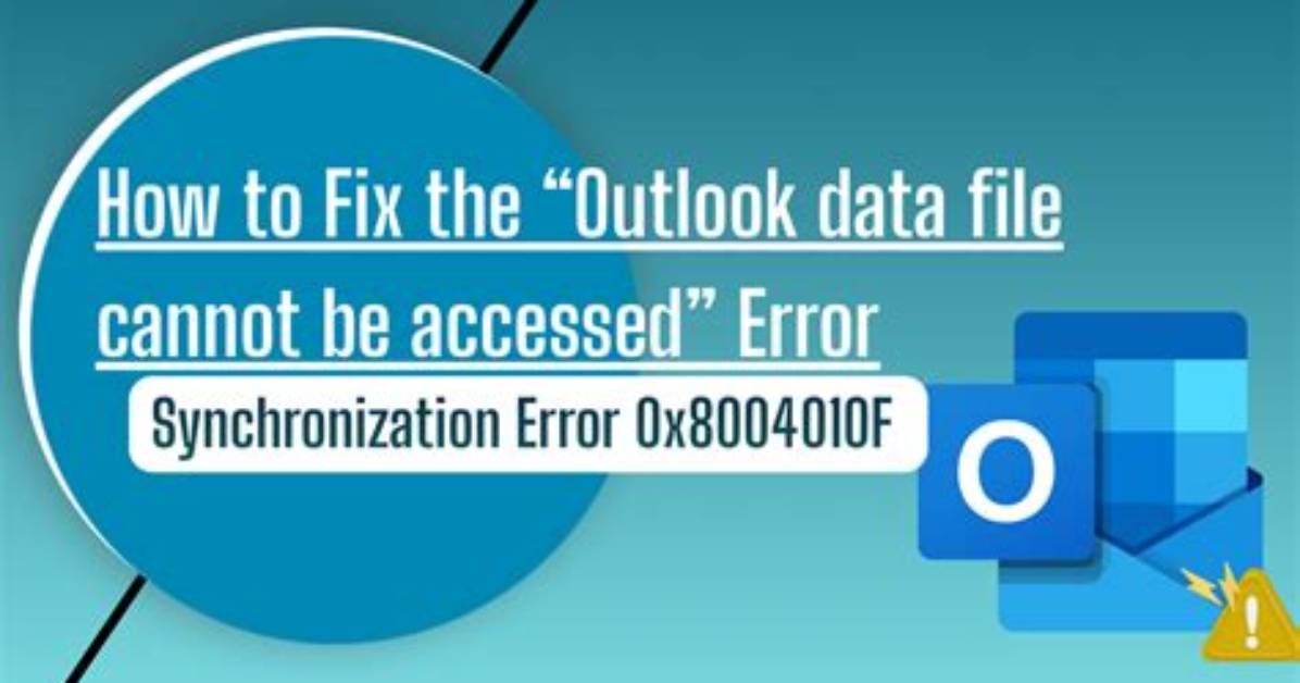 How Do I Fix Outlook Ost Synchronization Error 8004011D