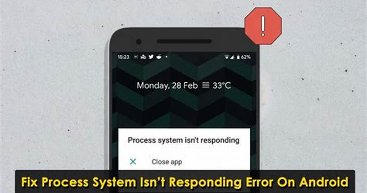 How Do I Fix Process Com Android Phone Is Not Responding?