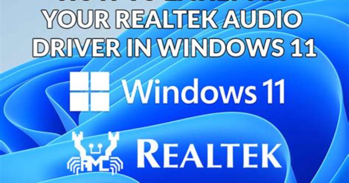 How Do I Fix Realtek on Windows 10?
