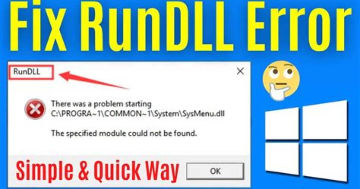 How Do I Fix Rundll32 Exe Error in Windows 7?