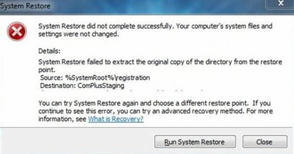 How Do I Fix System Restore Error 0X81000203 Windows 10?