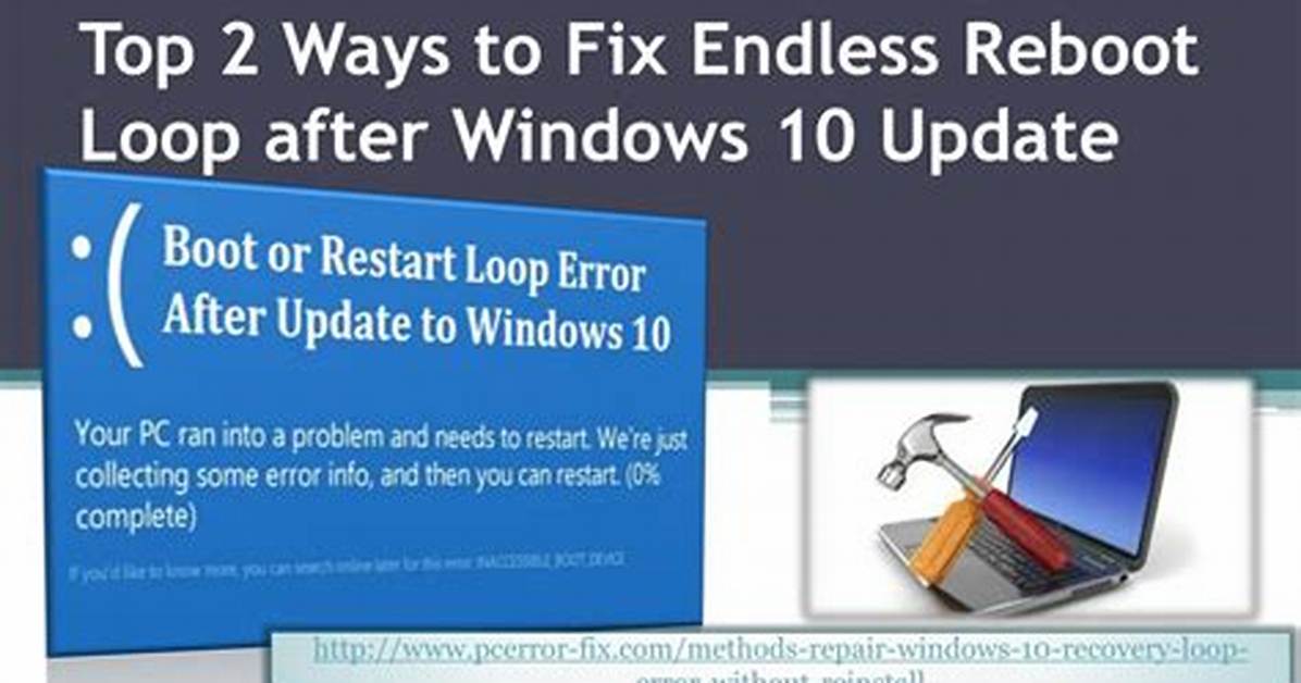 How Do I Fix the Endless Reboot Loop in Windows 10?