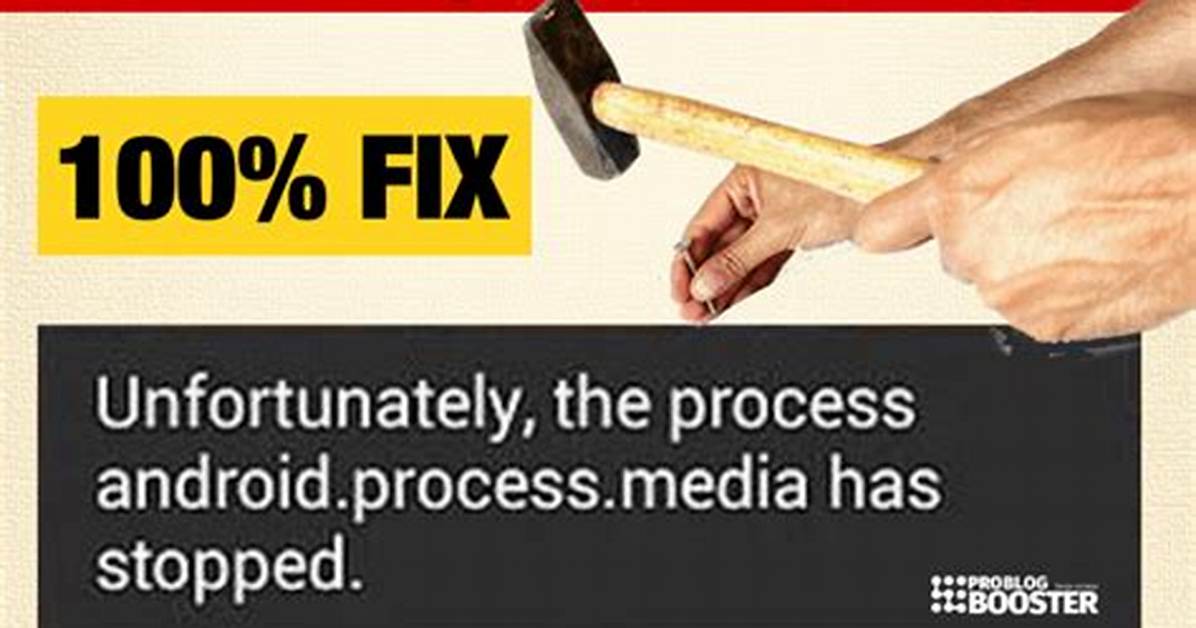 How Do I Fix Unfortunately the Process Com Android Settings Has Stopped?