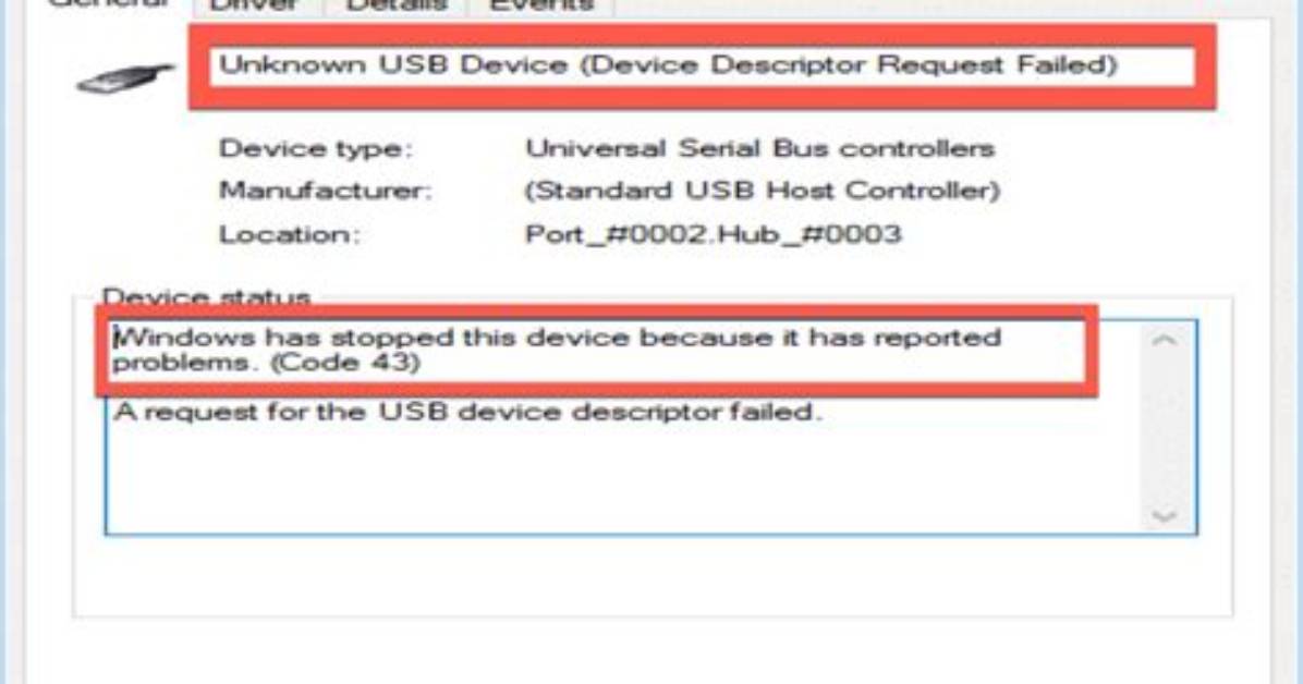 How Do I Fix Usb 43 Error on Windows 10?