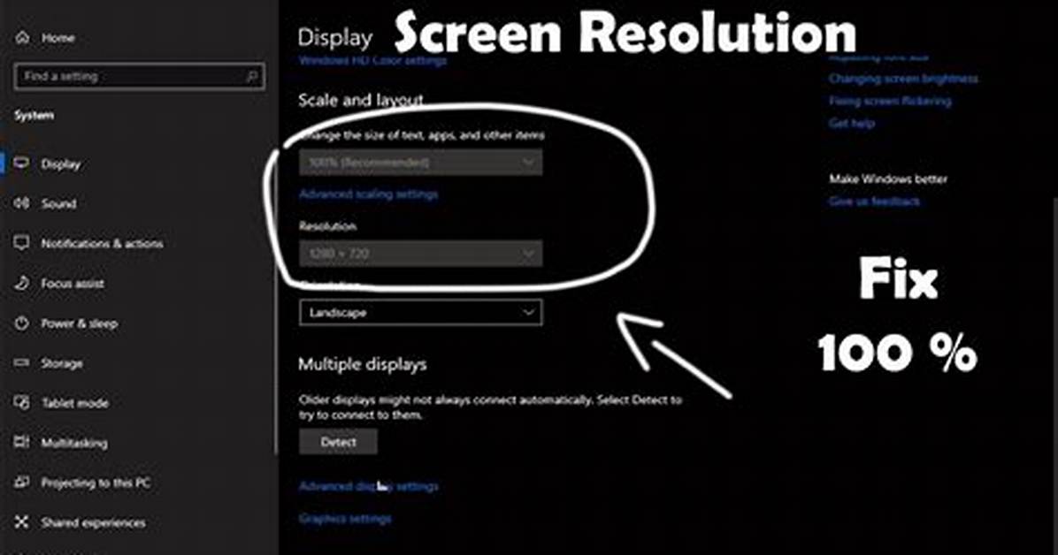 How Do I Fix Windows 10 Display Settings?
