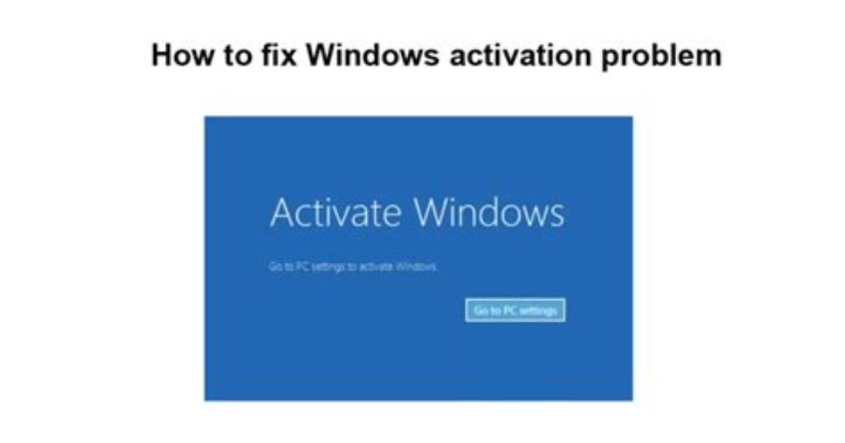 How Do I Fix Windows Activation Problem?