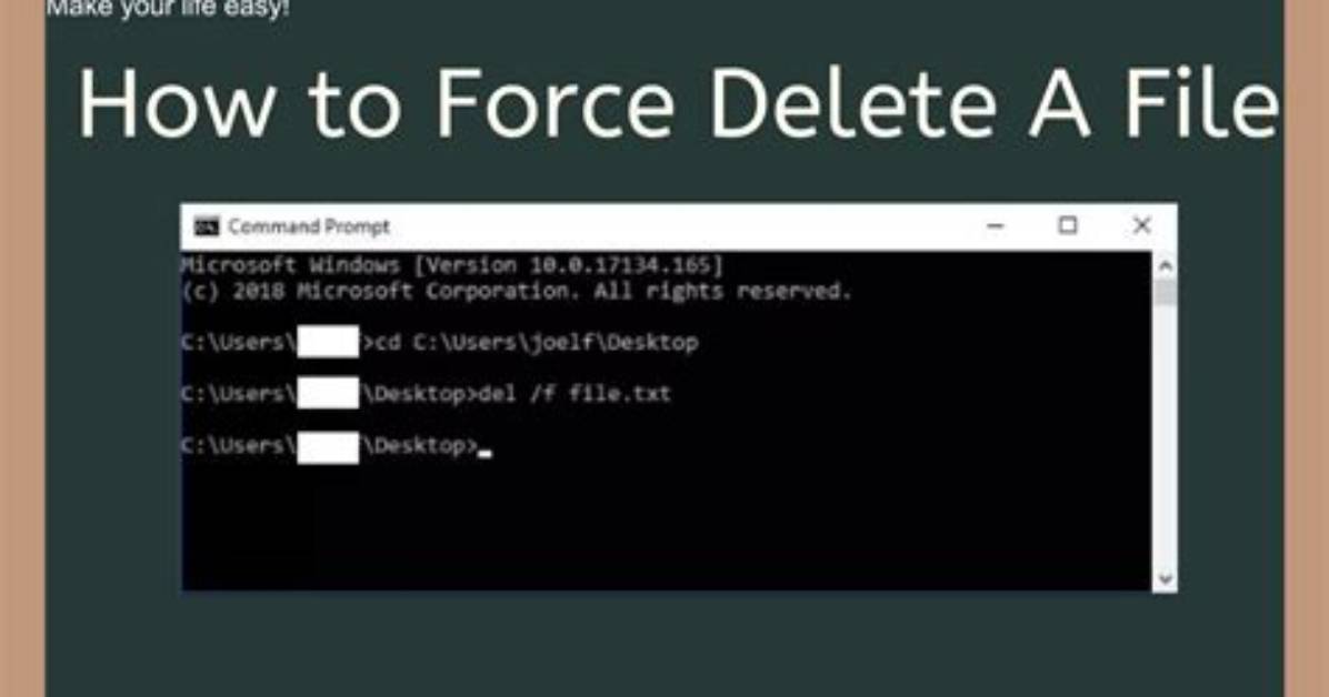 How Do I Force Delete a File in Linux?