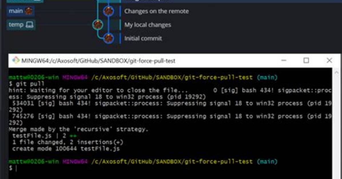 How Do I Force "Git Pull" to Overwrite Local Files?
