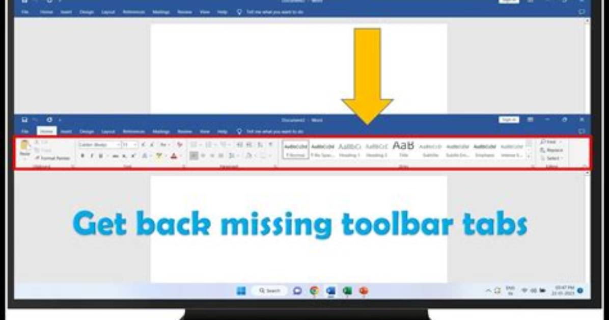 How Do I Get My Toolbar Back on Windows 7?
