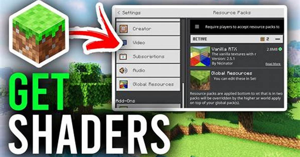 How Do I Get Shaders in Minecraft