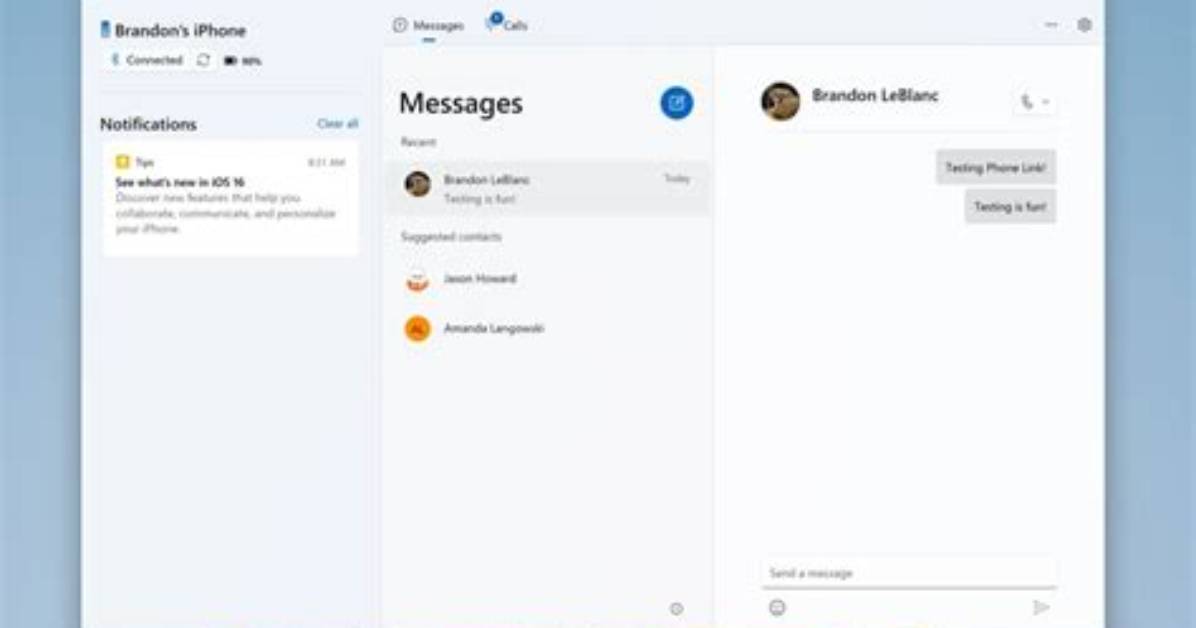 How Do I Get Texts on Windows 10?