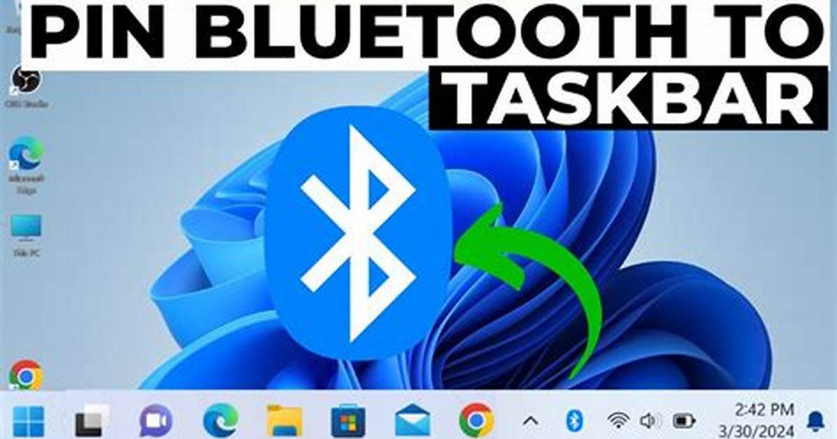 How Do I Get the Bluetooth Icon on My Taskbar Windows 7?