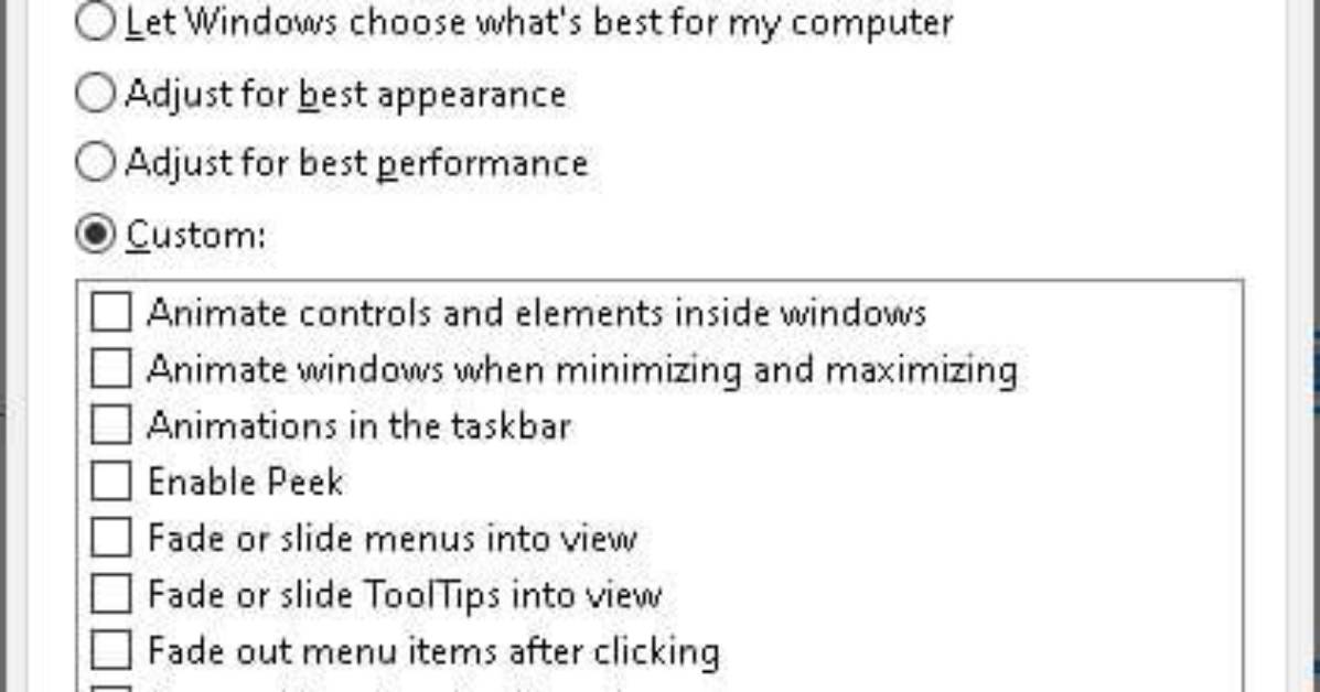 How Do I Get to Performance Options in Windows 7?