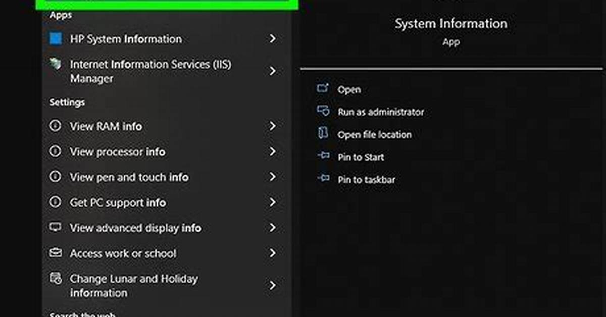 How Do I Get to System Information in Windows 10?