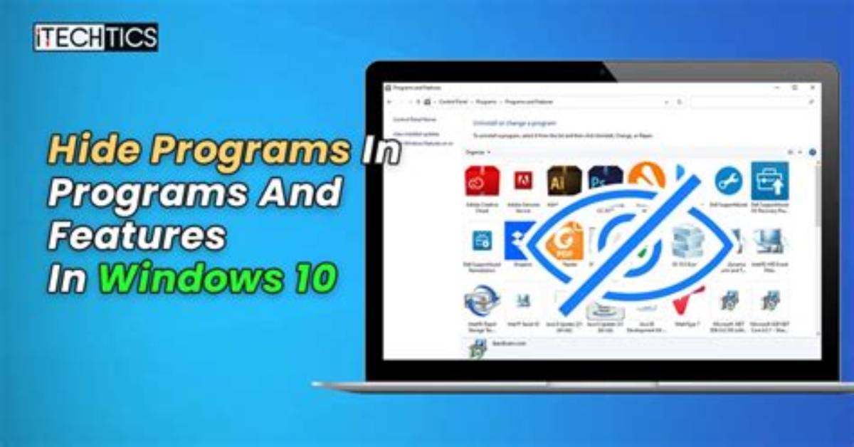 How Do I Hide Programs in Windows 10?