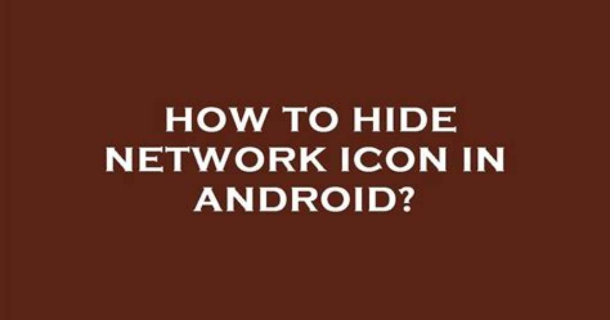 How Do I Hide the Network Icon in Windows 7?