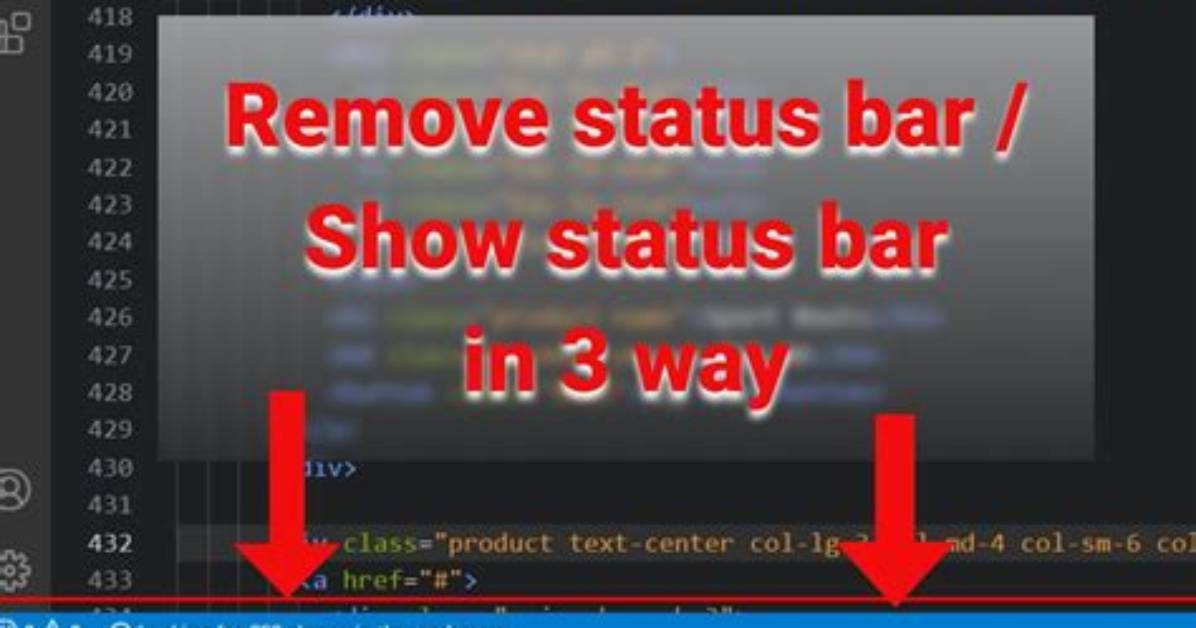 How Do I Hide the Status Bar on My Android Lock Screen?