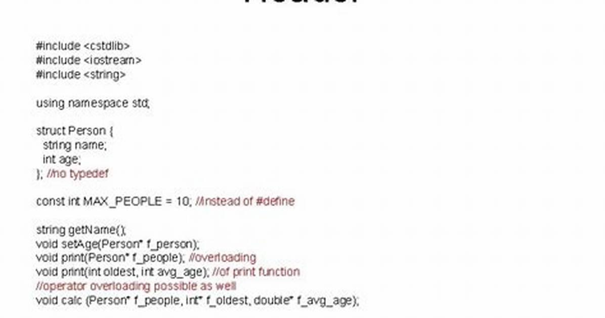 How Do I Include the String Header?