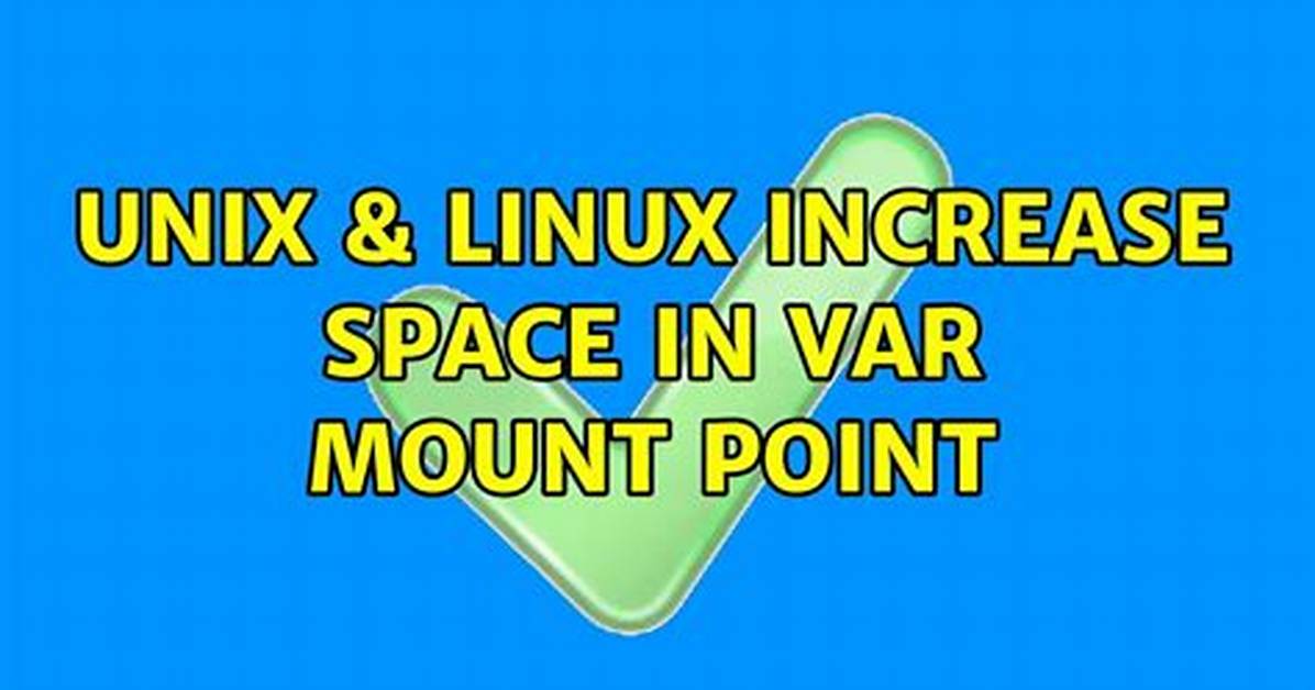 How Do I Increase Mount Point Space in Linux?