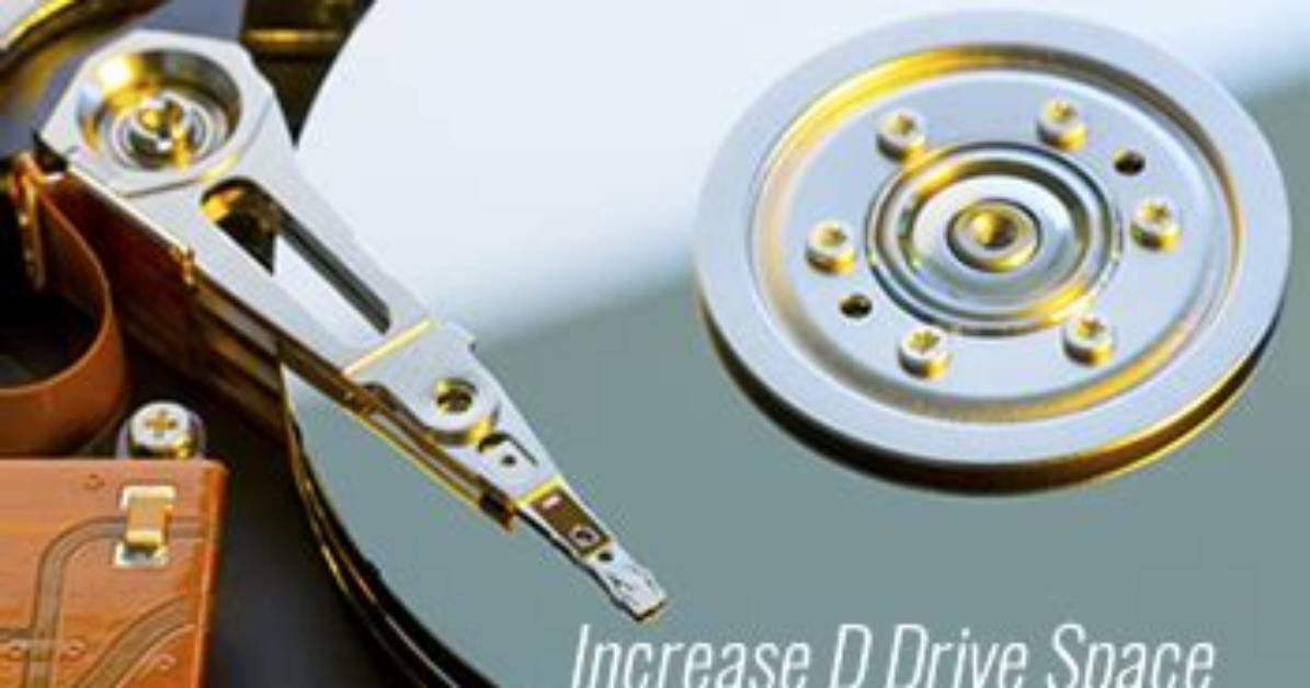 How Do I Increase the D Drive Size in Windows 10?