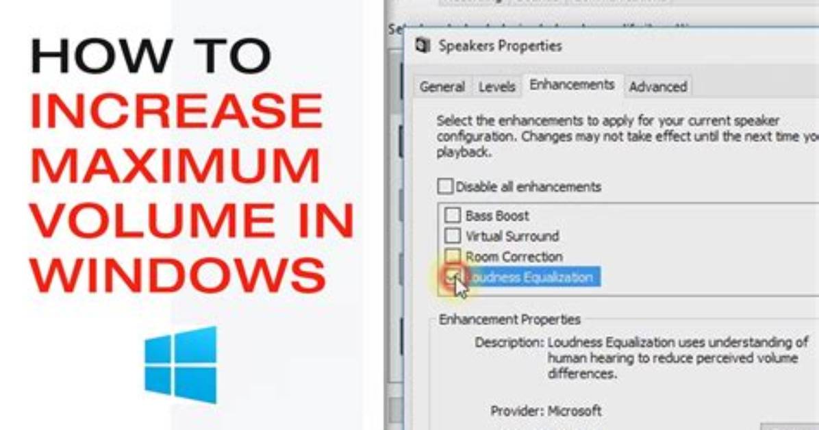 How Do I Increase the Maximum Volume in Windows 10?