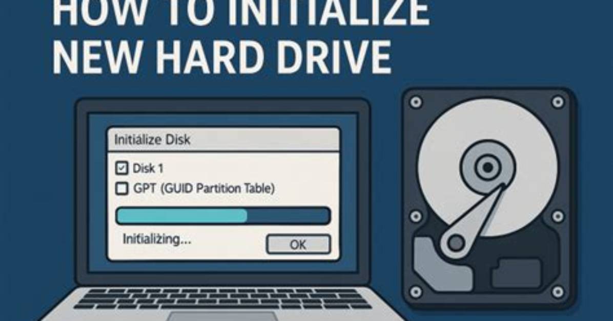 How Do I Initialize a New Hard Drive in Windows 7?