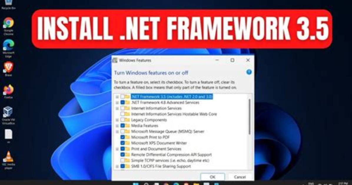 How Do I Install 3 5 Framework on Windows 10?