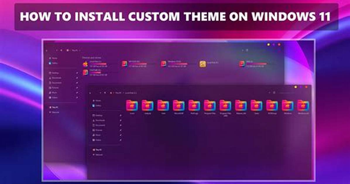 How Do I Install a Custom Theme in Windows 10?