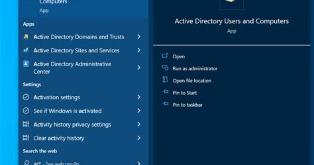 How Do I Install Active Directory Users and Computers on Windows 10?