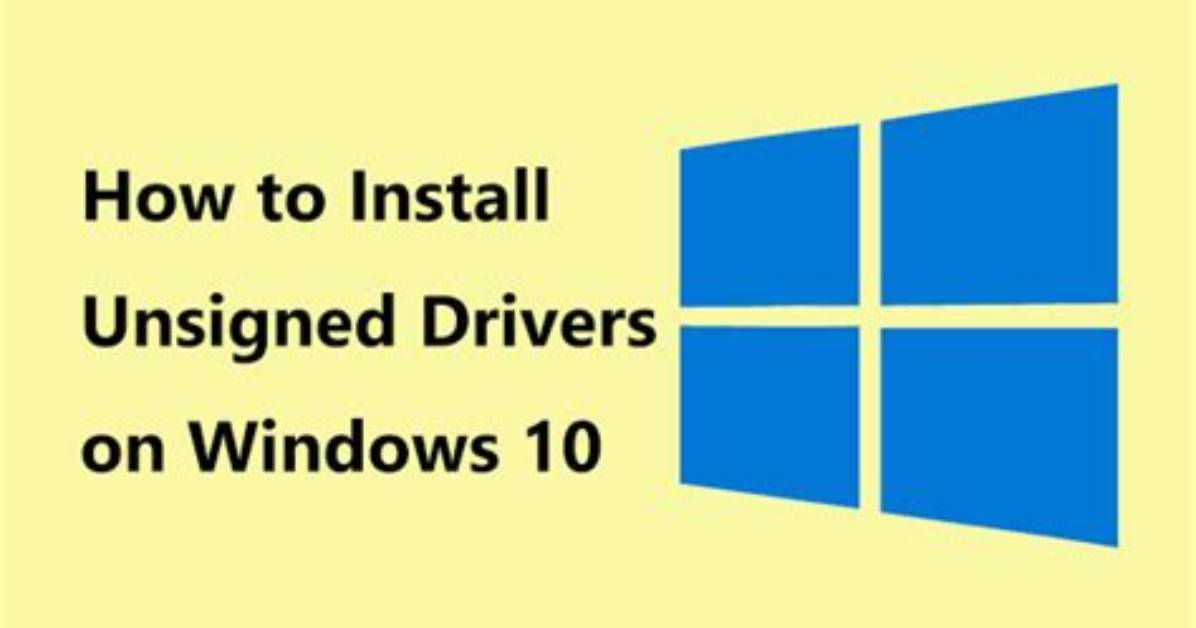 How Do I Install an Unsigned Driver on Windows 7?