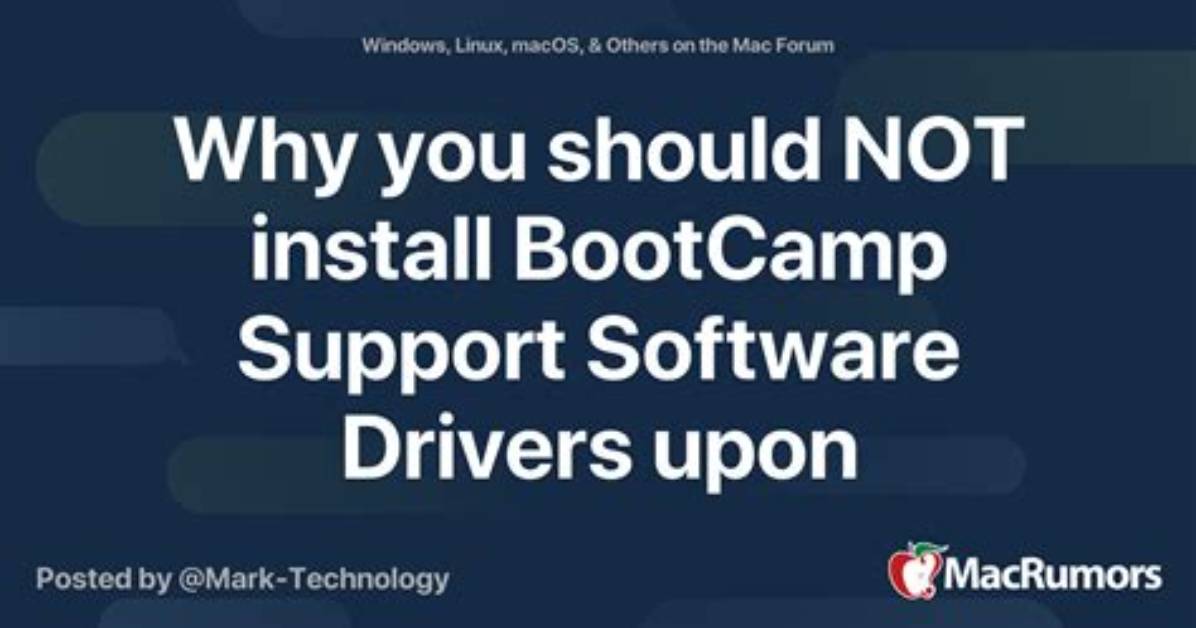 How Do I Install Bootcamp Drivers on Windows 7?