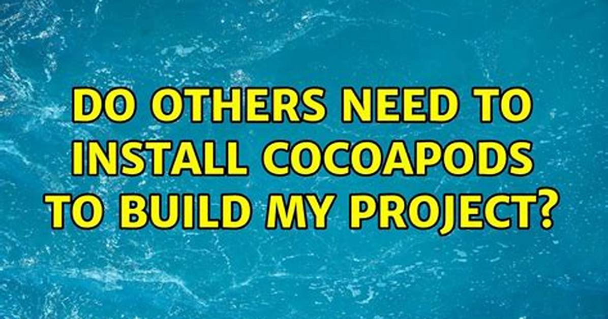 How Do I Install Cocoapods?