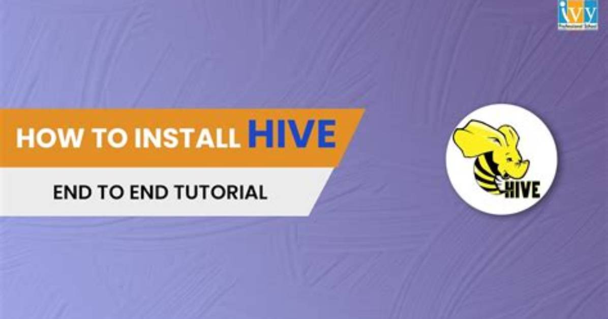 How Do I Install Hive on Windows 10?