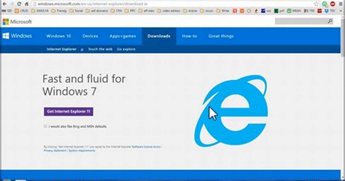 How Do I Install Internet Explorer 11 on Windows 7 32 Bit?