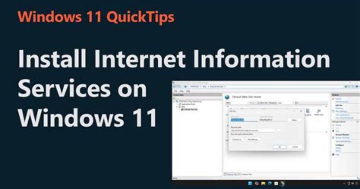 How Do I Install Internet Information on Windows 10?