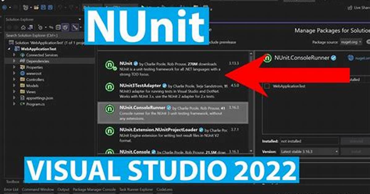 How Do I Install Nunit