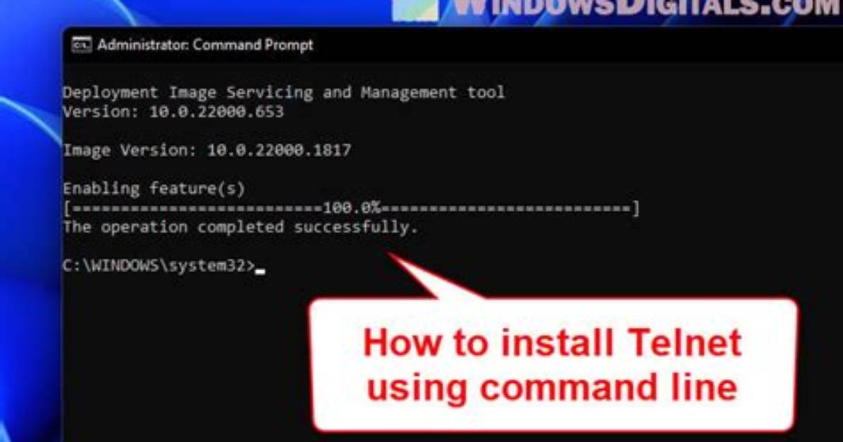 How Do I Install Telnet on Windows 10 (Not Enable, Actually Install)