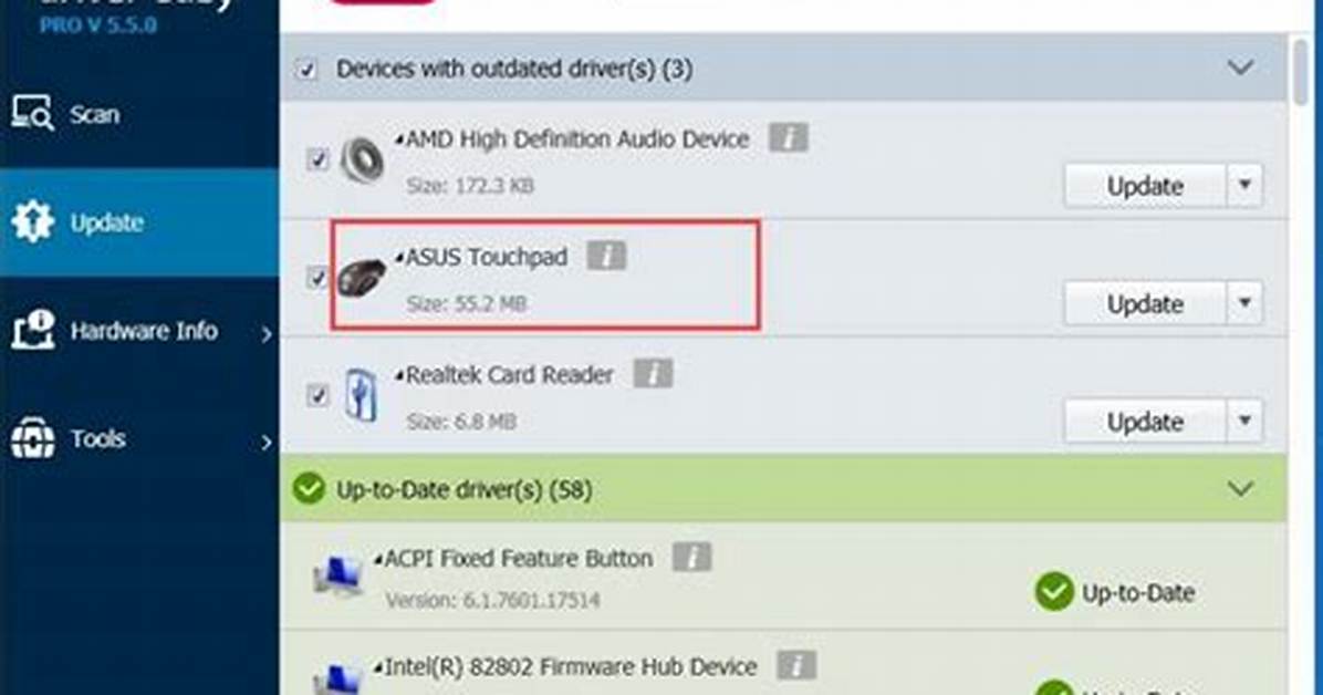 How Do I Install Touchpad Drivers Asus Windows 10?